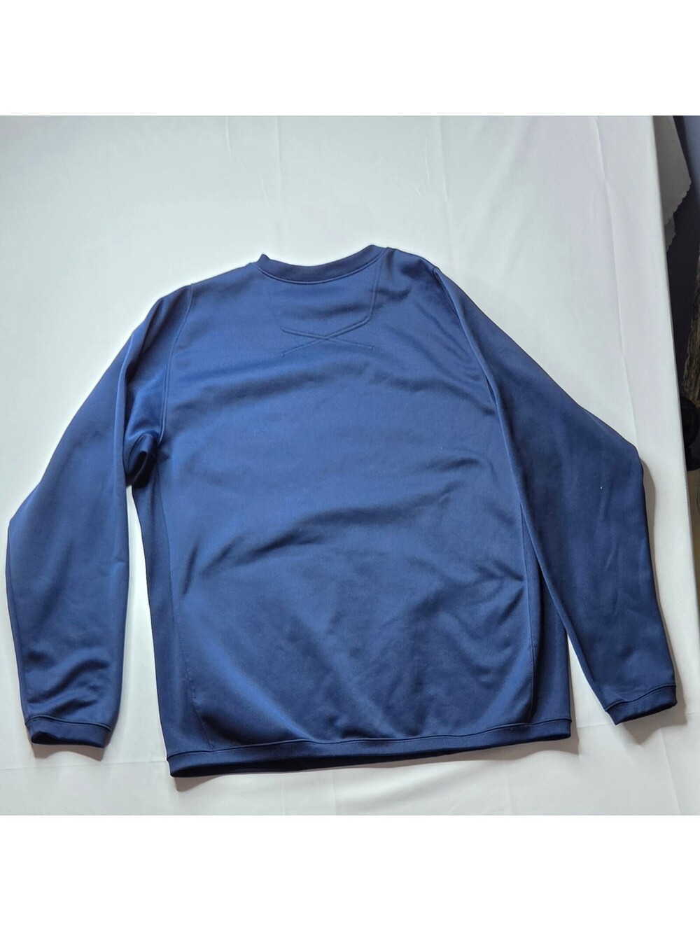 Vintage 2001 Nike Center Swoosh Crewneck XL - Ribbed Navy - Picture 2 of 9